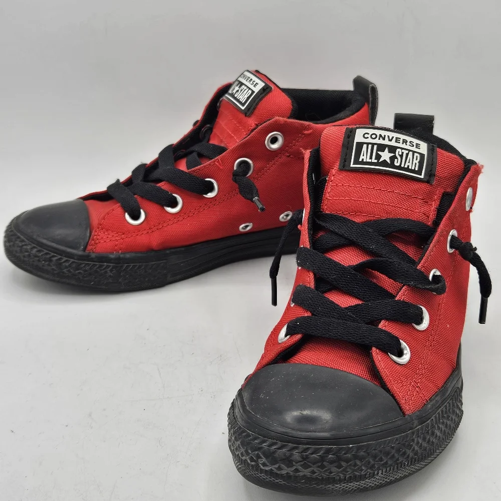 Converse Chuck Taylor Red High Top Shoes Kids Size 3